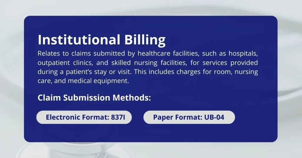 Institutional Billing