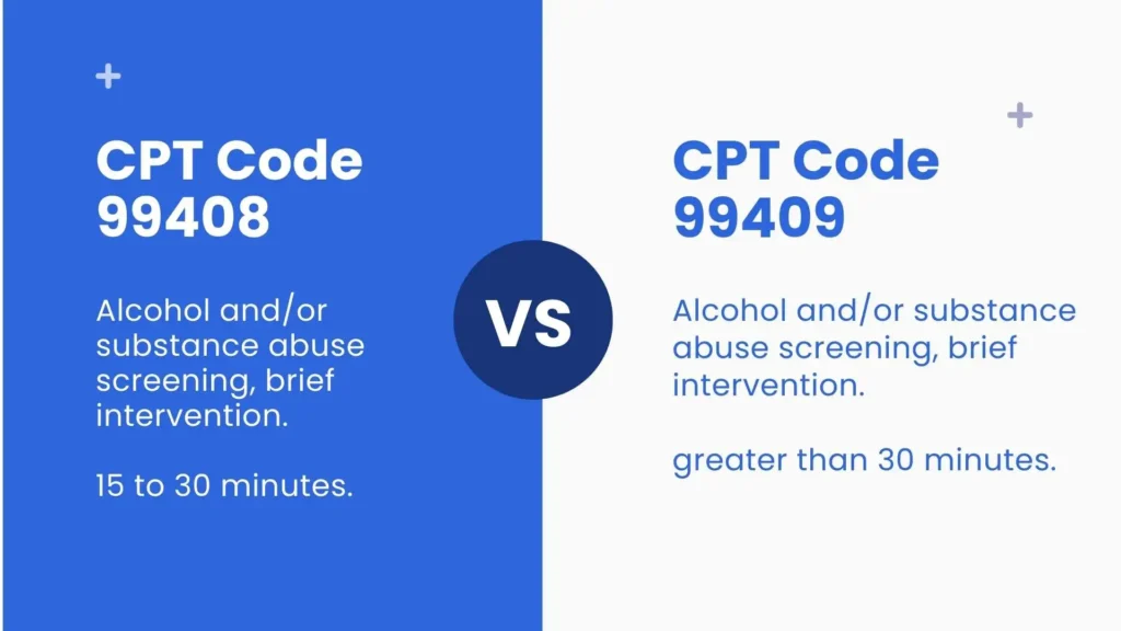 CPT 99408 & 99409 Alcohol & Substance Use Brief Intervention Billing