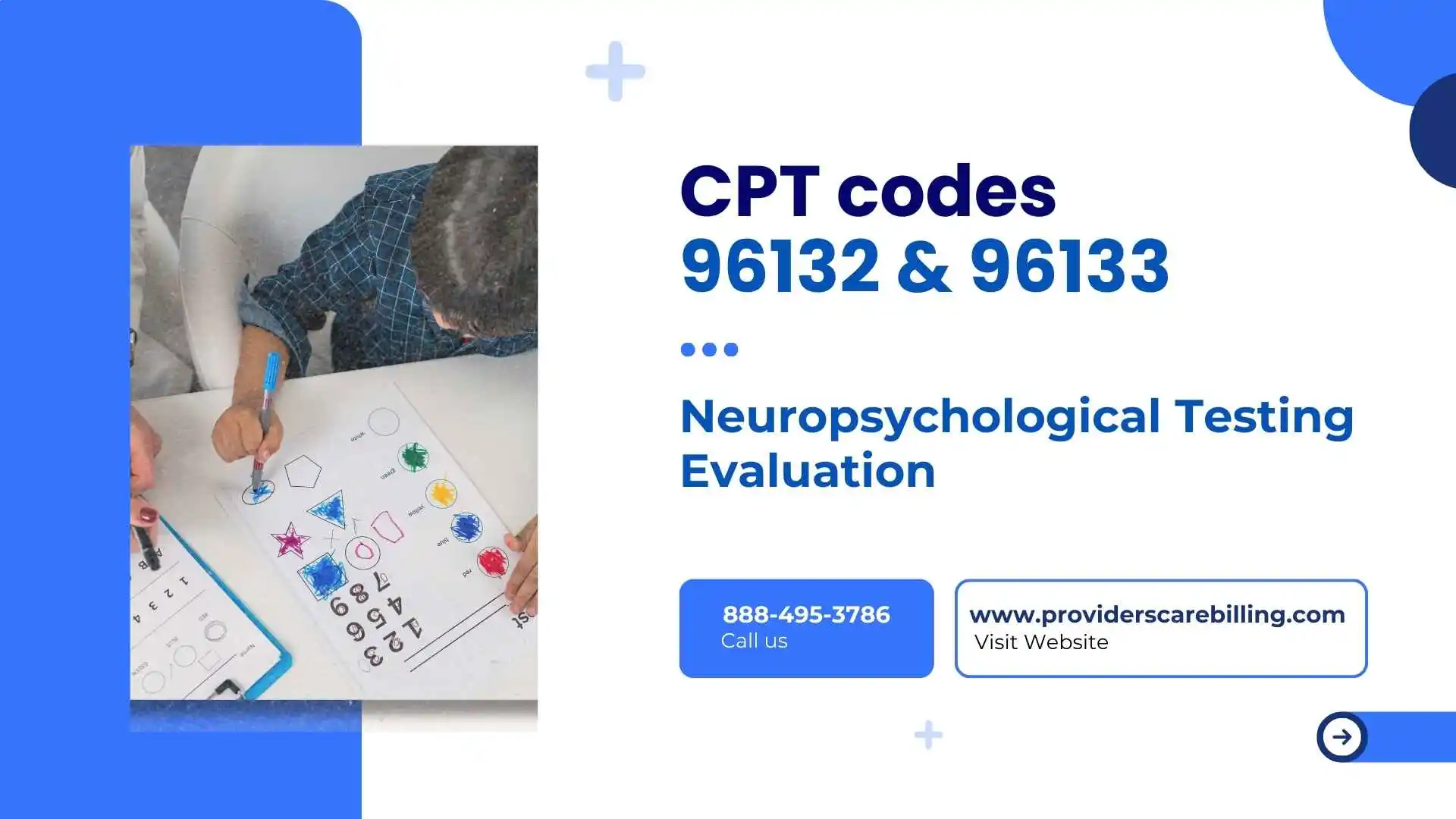 CPT codes 96132 & 96133 Neuropsychological Testing Evaluation