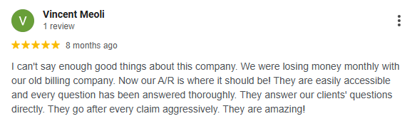 dr meoli reviews for providers care billind llc