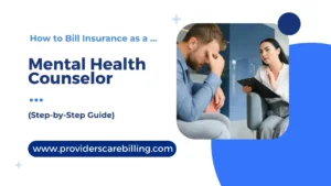 how to bill insurance as a mental health counselor