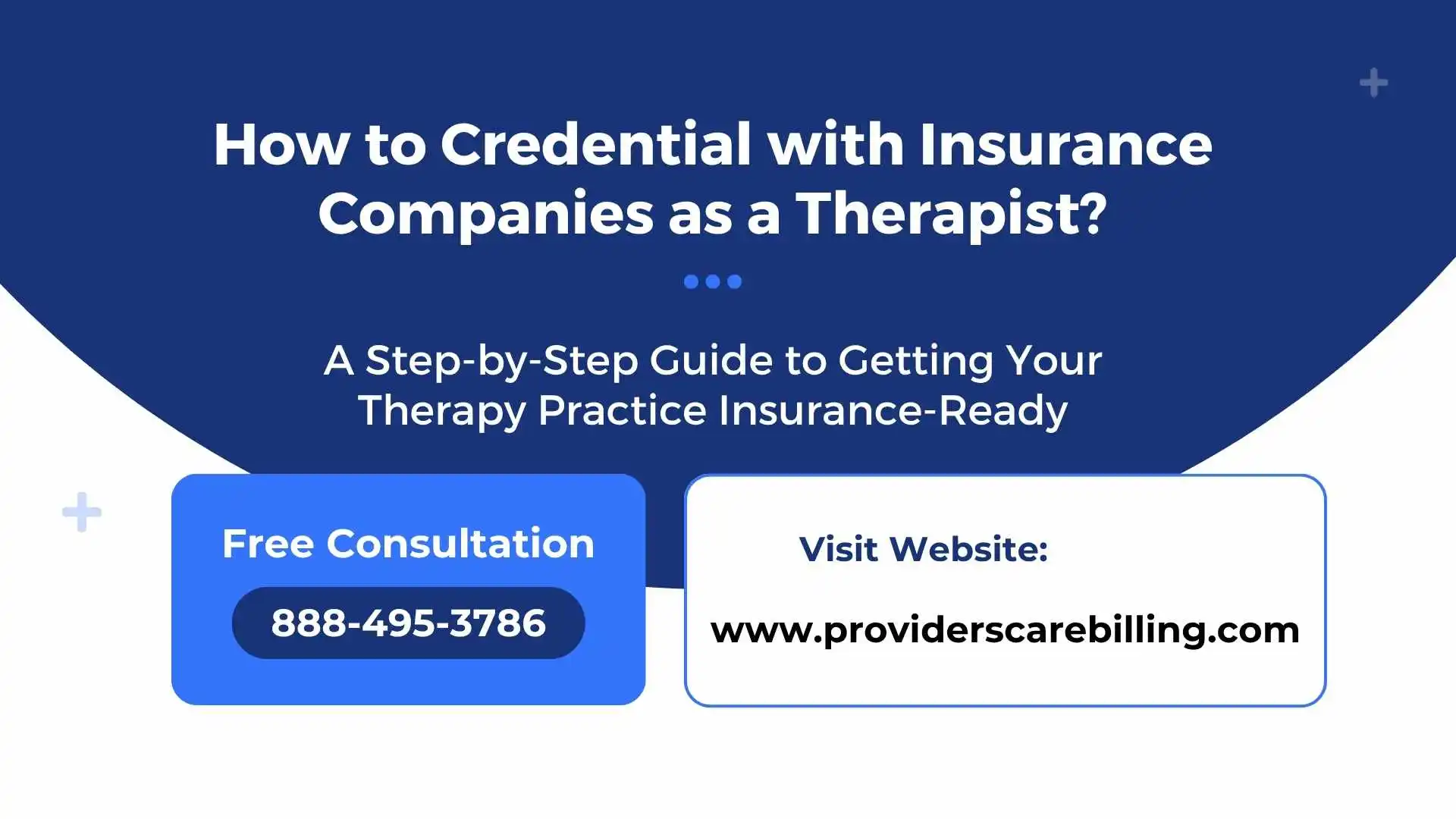 How to Credential with Insurance Companies as a Therapist