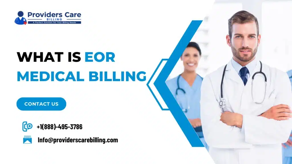 EOR in Medical Billing process showing claims review, payments, and appeals for healthcare providers