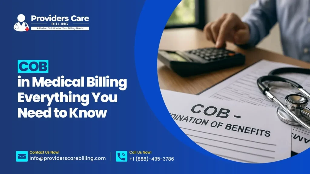 COB in Medical Billing concept showing coordination of benefits rules, insurance claims, and healthcare reimbursement process
