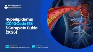 ICD-10 code for hyperlipidemia E78.5 medical coding guide showing cholesterol diagnosis and billing information