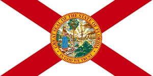 Florida state flag representing medical billing services for healthcare providers.