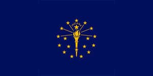 Indiana state flag representing medical billing and revenue cycle management services.