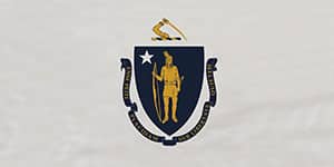Massachusetts state flag representing healthcare billing management services.