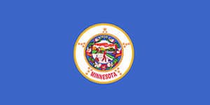 Minnesota state flag representing healthcare billing and coding solutions.