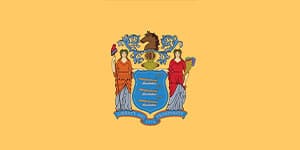 New Jersey state flag highlighting medical billing services for healthcare practices.