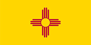 New Mexico state flag representing healthcare revenue cycle management services.